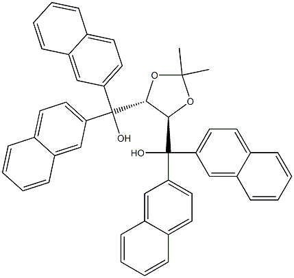 [(4R,5R)-5-[hydroxy(dinaphthalen-2-yl)methyl]-2,2-dimethyl-1,3-dioxolan-4-yl]-dinaphthalen-2-ylmethanol Structure