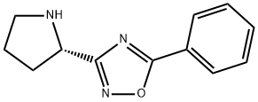 5-phenyl-3-pyrrolidin-2-yl-1,2,4-oxadiazole 구조식 이미지