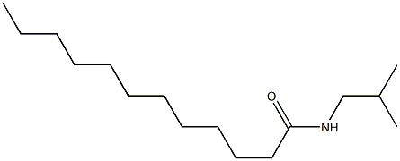 N-(2-methylpropyl)dodecanamide Structure