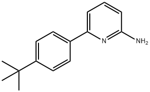 2-Pyridinamine, 6-[4-(1,1-dimethylethyl)phenyl]- Structure