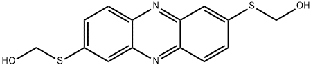 [7-(hydroxymethylsulfanyl)phenazin-2-yl]sulfanylmethanol Structure