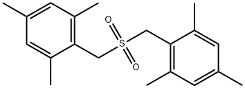 1,3,5-trimethyl-2-[(2,4,6-trimethylphenyl)methylsulfonylmethyl]benzene Structure