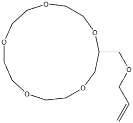 1,4,7,10,13-Pentaoxacyclopentadecane, 2-[(2-propenyloxy)methyl]- Structure