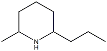 Piperidine, 2-methyl-6-propyl- Structure