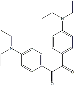 Ethanedione, bis[4-(diethylamino)phenyl]- Structure