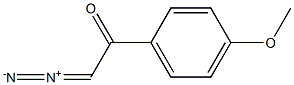 Ethanone, 2-diazo-1-(4-methoxyphenyl)- Structure