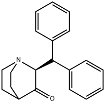 (2S)-2-benzhydryl-1-azabicyclo[2.2.2]octan-3-one 구조식 이미지