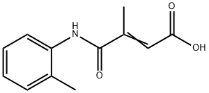 (Z)-3-methyl-4-(2-methylanilino)-4-oxobut-2-enoic acid 구조식 이미지