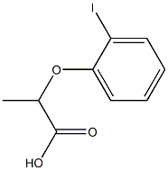 Propanoic acid,2-(2-iodophenoxy)- Structure