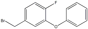 Benzene, 4-(bromomethyl)-1-fluoro-2-phenoxy- Structure