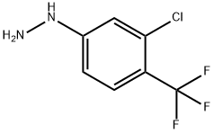 [3-CHLORO-4-(TRIFLUOROMETHYL)PHENYL]HYDRAZINE Structure