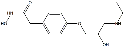 Hydroxyatenolol 구조식 이미지
