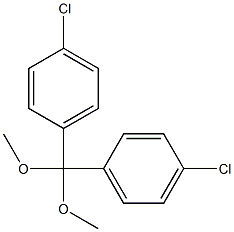 Benzene, 1,1'-(dimethoxymethylene)bis[4-chloro- 구조식 이미지