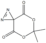 5,7-Dioxa-1,2-diazaspiro[2.5]oct-1-ene-4,8-dione, 6,6-dimethyl- 구조식 이미지