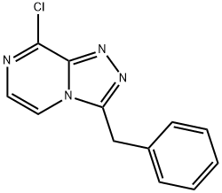1,2,4-Triazolo[4,3-a]pyrazine, 8-chloro-3-(phenylmethyl)- Structure