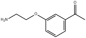 1-[3-(2-Amino-ethoxy)-phenyl]-ethanone Structure