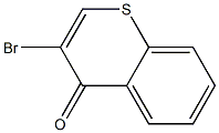 4H-1-Benzothiopyran-4-one, 3-bromo- 구조식 이미지