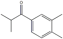 1-(3,4-dimethylphenyl)-2-methylpropan-1-one Structure