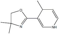 Pyridine, 3-(4,5-dihydro-4,4-dimethyl-2-oxazolyl)-1,4-dihydro-4-methyl- 구조식 이미지