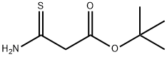 Propanoic acid, 3-amino-3-thioxo-, 1,1-dimethylethyl ester Structure