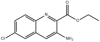 Ethyl 3-amino-6-chloroquinoline-2-carboxylate 구조식 이미지