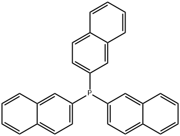 Phosphine, tris-2-naphthalenyl- Structure