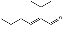 (E)-2-isopropyl-5-methylhex-2-enal 구조식 이미지
