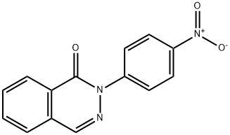 2-(4-nitrophenyl)-1-(2H)-phthalazinone Structure