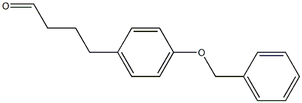 Benzenebutanal, 4-(phenylmethoxy)- Structure