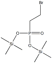 Phosphonic acid, (2-bromoethyl)-, bis(trimethylsilyl) ester 구조식 이미지