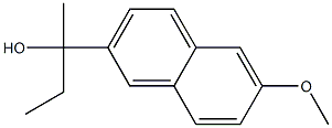 2-(6-methoxynaphthalen-2-yl)butan-2-ol 구조식 이미지