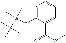 Benzoic acid, 2-[[(1,1-dimethylethyl)dimethylsilyl]oxy]-, methyl ester 구조식 이미지