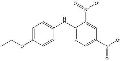 Benzenamine, N-(4-ethoxyphenyl)-2,4-dinitro- Structure