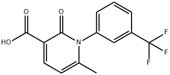 6-methyl-2-oxo-1-[3-(trifluoromethyl)phenyl]pyridine-3-carboxylic acid Structure