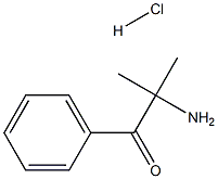 2-Amino-2-Methyl-1-Phenylpropan-1-One Hydrochloride Structure