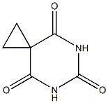 5,7-Diazaspiro[2.5]octane-4,6,8-trione 구조식 이미지