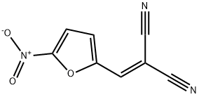 Propanedinitrile,2-[(5-nitro-2-furanyl)methylene]- Structure