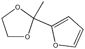 1,3-Dioxolane, 2-(2-furanyl)-2-methyl- 구조식 이미지