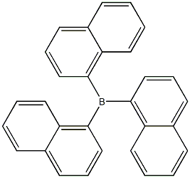 Borane,tri-1-naphthalenyl- 구조식 이미지