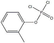 Phosphorodichloridicacid, 2-methylphenyl ester Structure