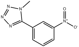 1H-Tetrazole,1-methyl-5-(3-nitrophenyl)- 구조식 이미지