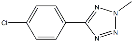 2H-Tetrazole,5-(4-chlorophenyl)-2-methyl- Structure