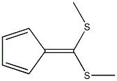 1,3-Cyclopentadiene, 5-[bis(methylthio)methylene]- 구조식 이미지