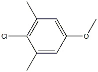Benzene, 2-chloro-5-methoxy-1,3-dimethyl- 구조식 이미지