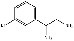 1-(3-Bromo-phenyl)-ethane-1,2-diamine Structure