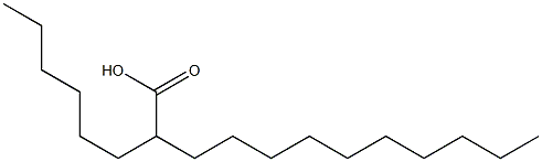 2-hexyldodecanoic acid 구조식 이미지