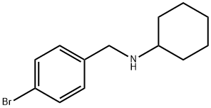 (4-Bromo-benzyl)-cyclohexyl-amine 구조식 이미지