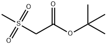 TERT-BUTYL 2-(METHYLSULFONYL)ACETATE 구조식 이미지