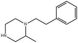 2-methyl-1-(2-phenylethyl)piperazine Structure