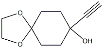 1,4-Dioxaspiro[4.5]decan-8-ol, 8-ethynyl- Structure